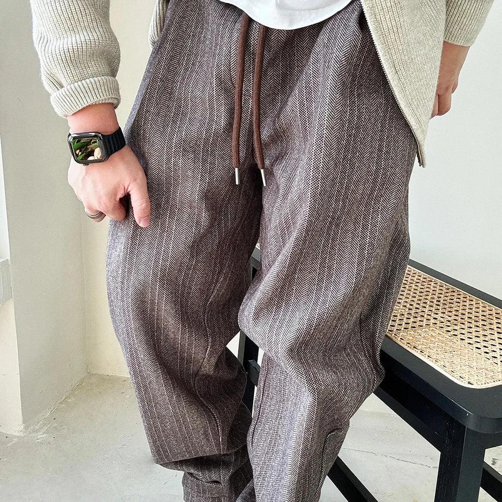 Mens Baggy Casual Pants