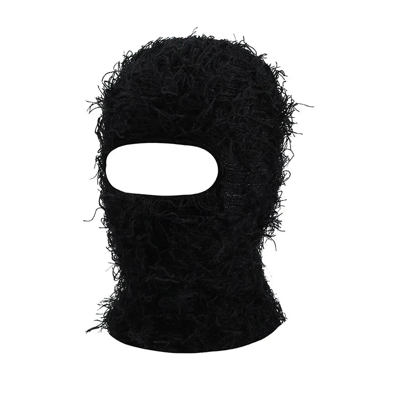 Balaclava Distressed Knitted Caps Full Face Ski Mask