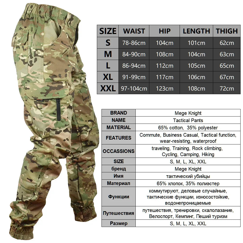 Camouflage Cargo Joggers