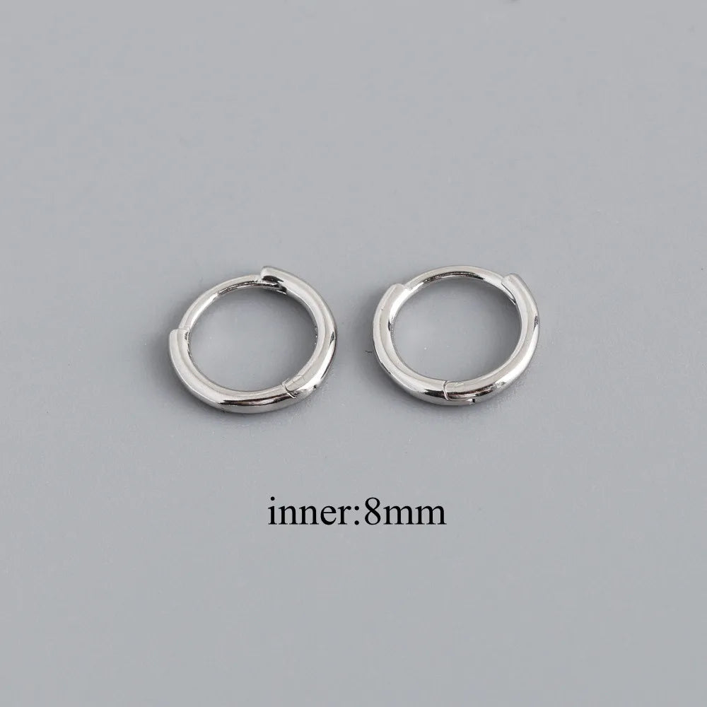 925 Sterling Hoop Earrings