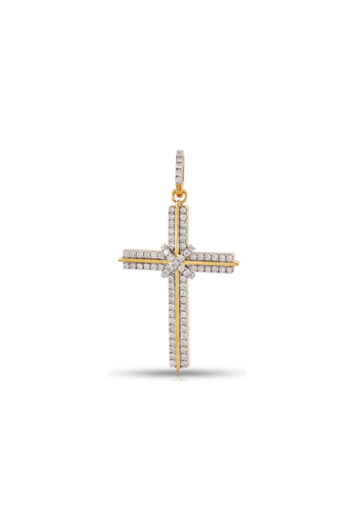 Iced Out Diamond Cross