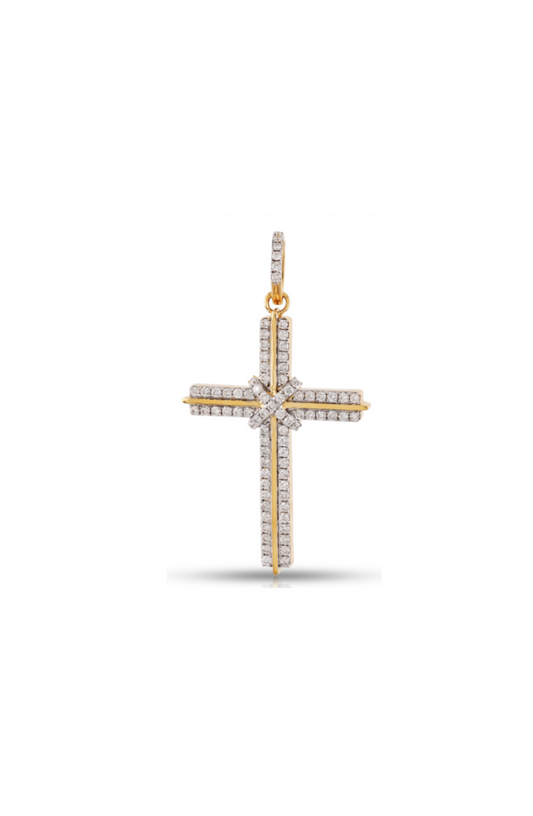 Iced Out Diamond Cross
