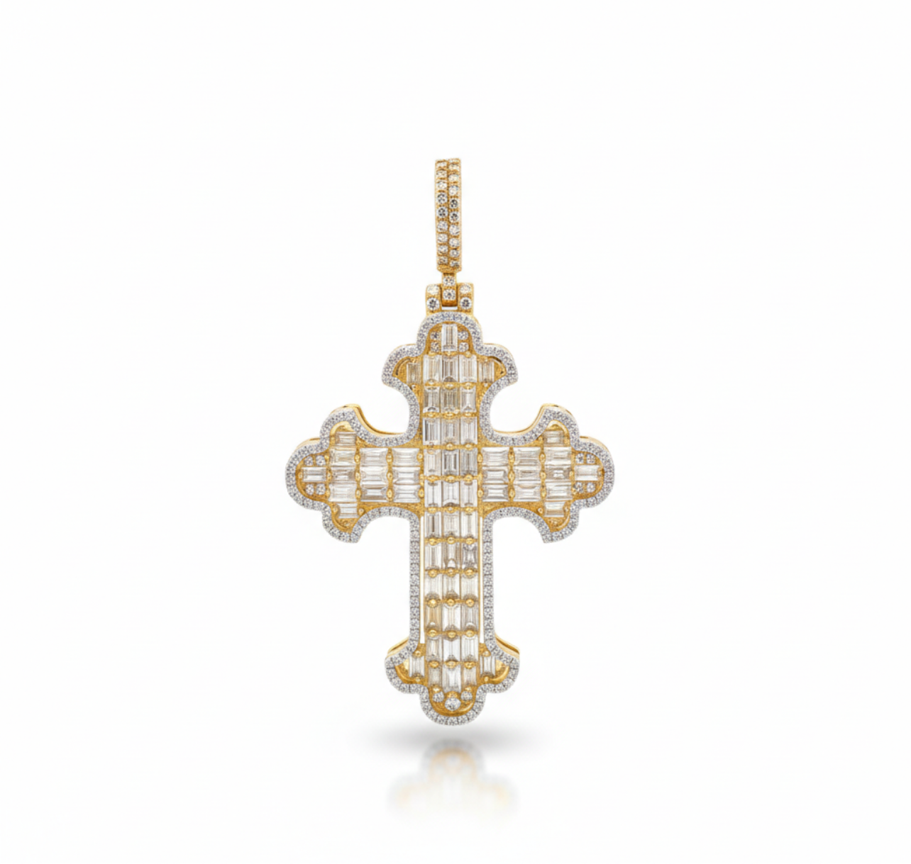 Lab Grown Diamond Cross Pendant