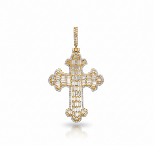 Lab Grown Diamond Cross Pendant