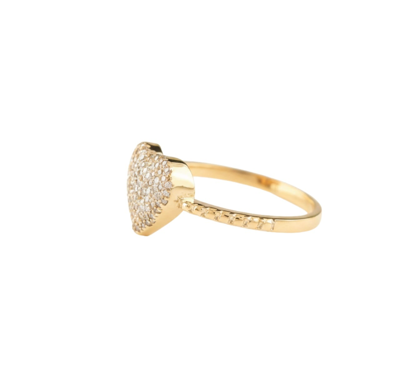 Lab Grown Diamond Heart Shaped Ring