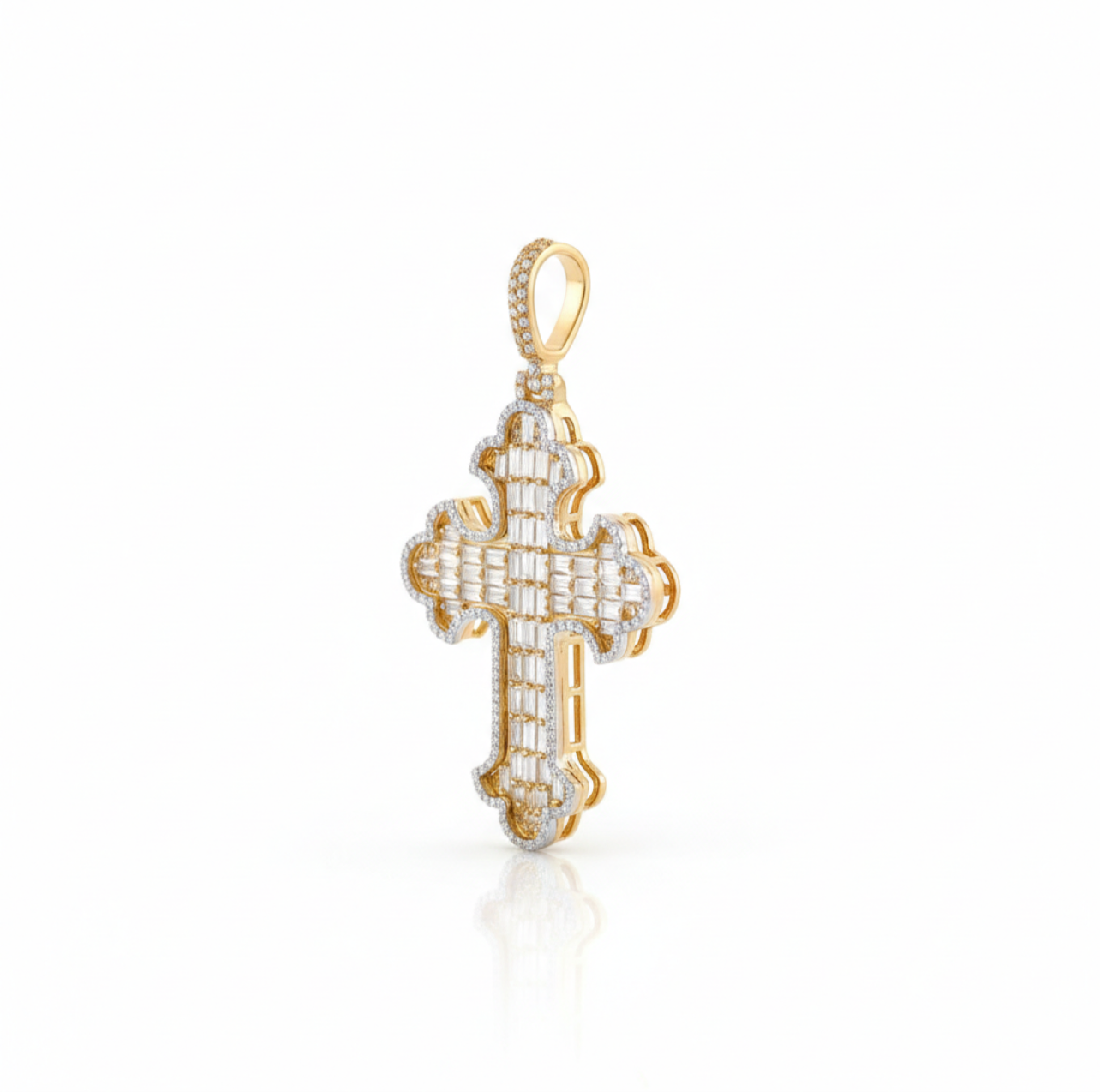 Lab Grown Diamond Cross Pendant