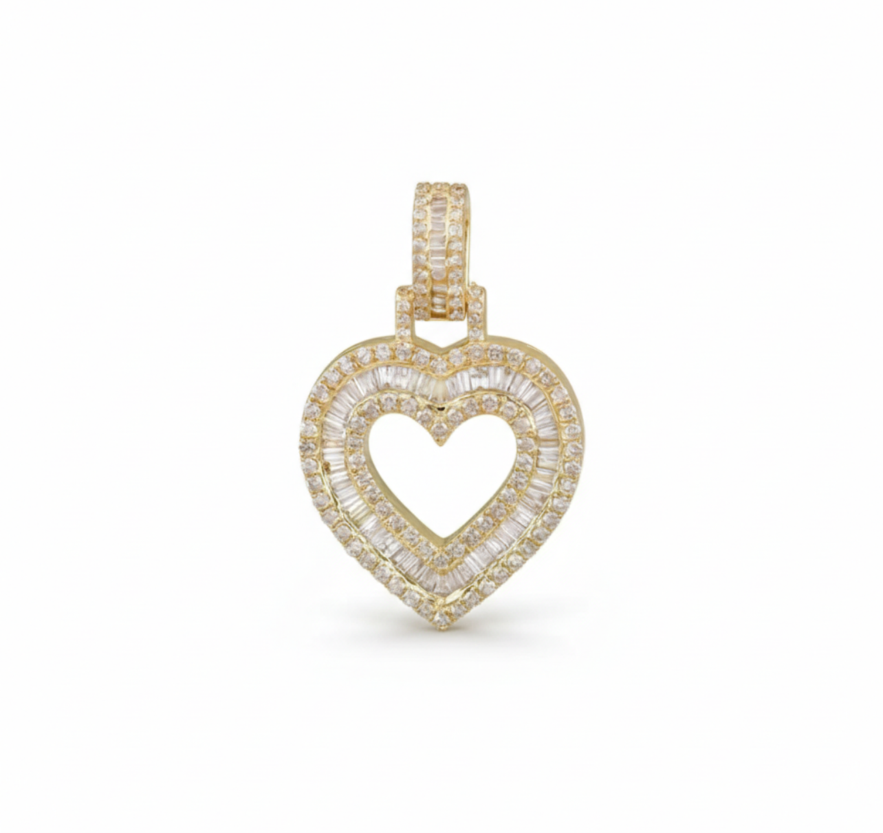 Heart Shaped Lab Grown Diamond Pendant