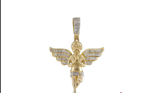 .77ct Diamond Angel Pendant