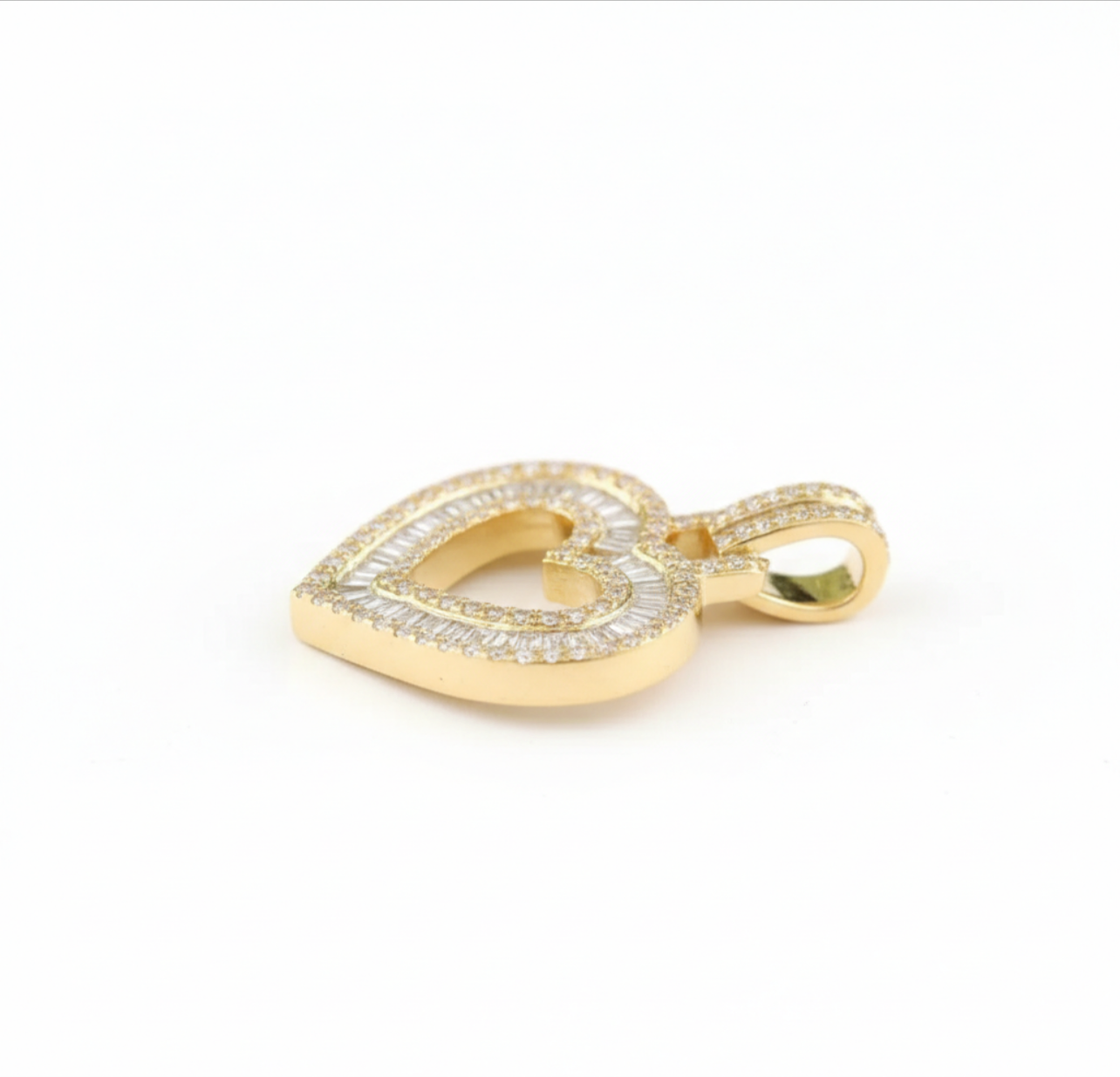 Heart Shaped Lab Grown Diamond Pendant