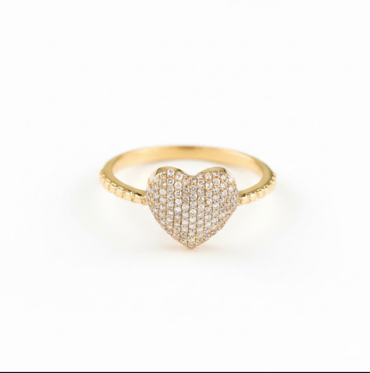 Lab Grown Diamond Heart Shaped Ring