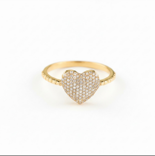 Lab Grown Diamond Heart Shaped Ring