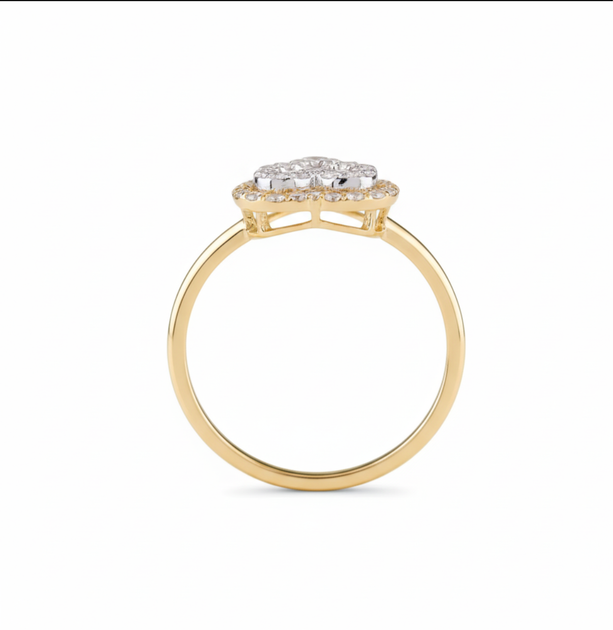 Heart Shaped .38ct Diamond Ring