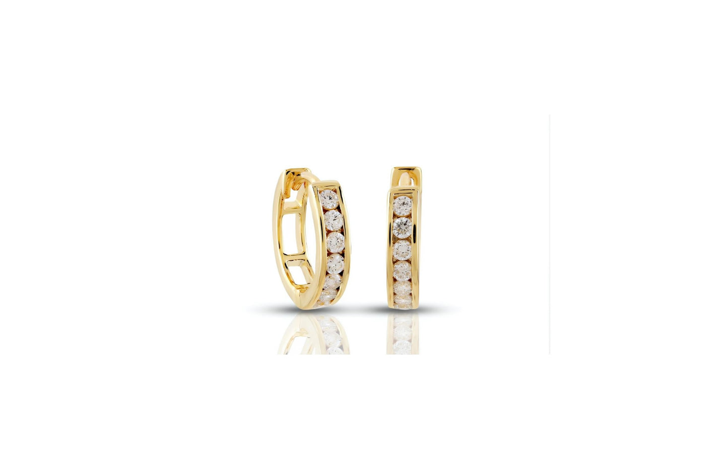 .39ct Diamond Hoop Earrings