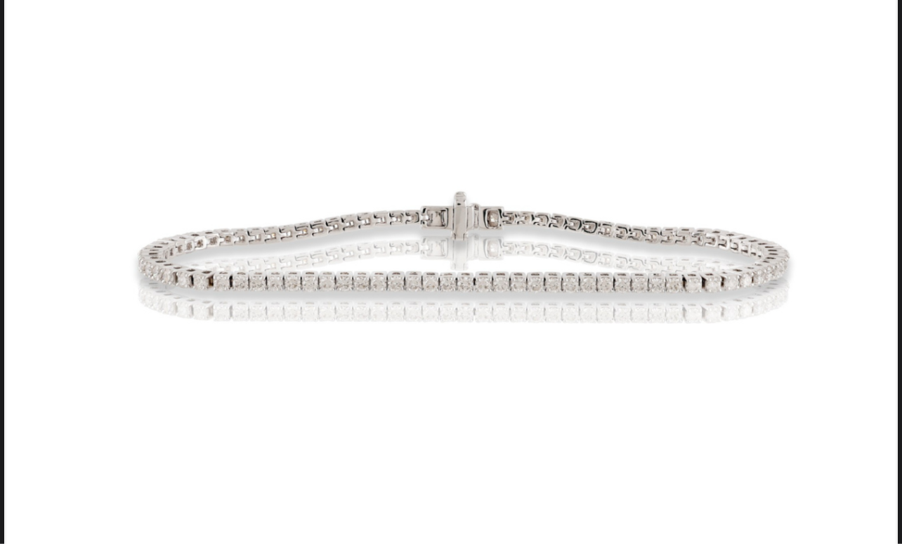 2.18ct Diamond tennis bracelet