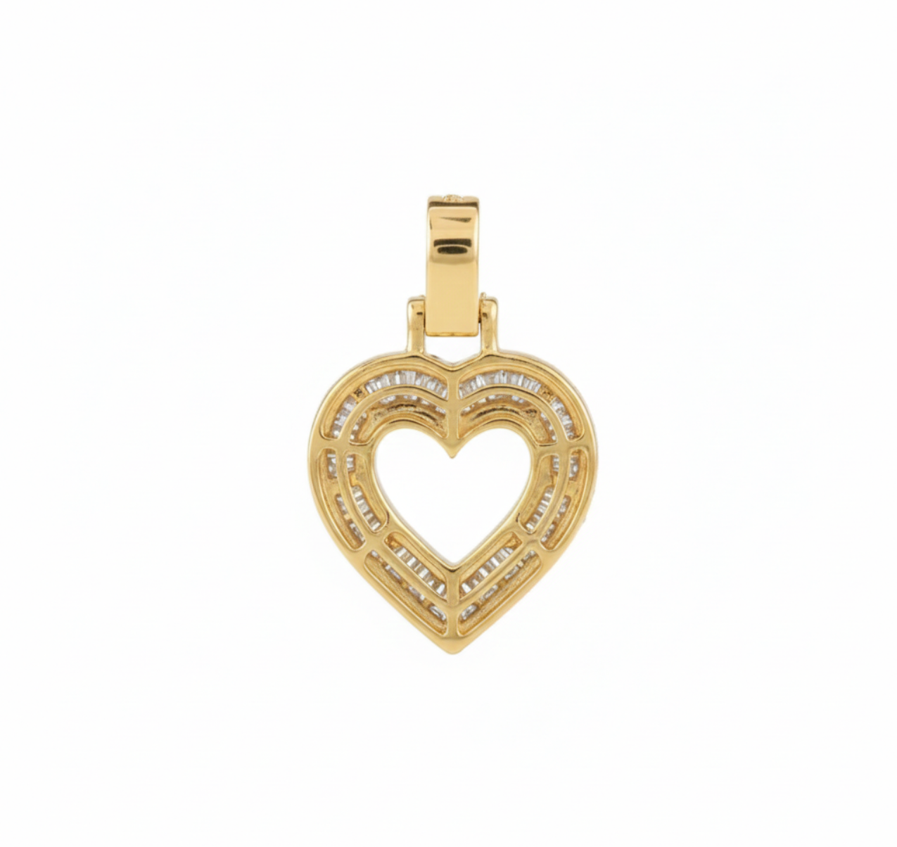 Heart Shaped Lab Grown Diamond Pendant