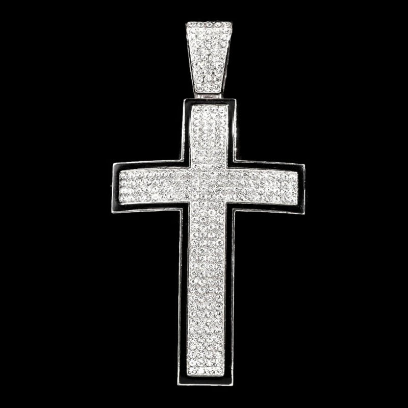 Men Women Necklace CZ Stainless steel Chain Necklace Pendant