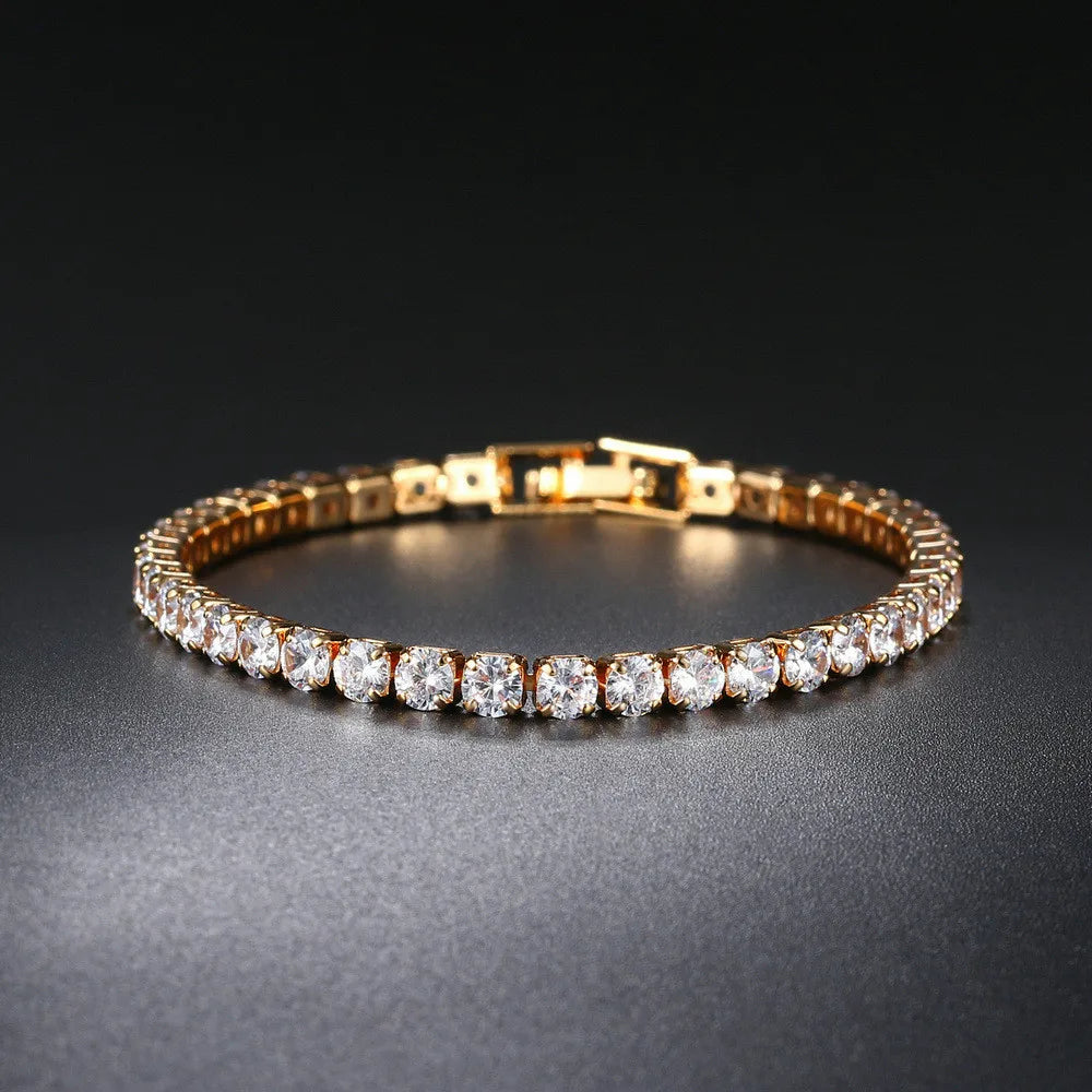 4mm Cubic Zirconia Tennis Bracelet