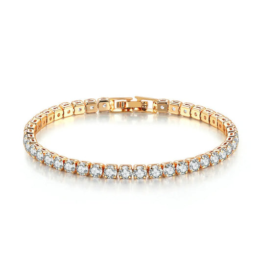 4mm Cubic Zirconia Tennis Bracelet