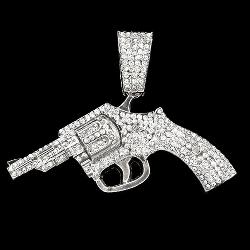 Men Women Necklace CZ Stainless steel Chain Necklace Pendant