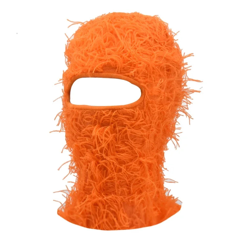 Balaclava Distressed Knitted Caps Full Face Ski Mask