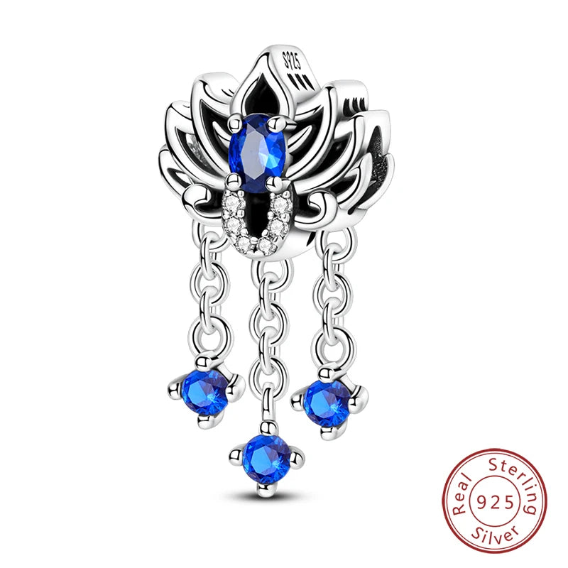 100% Real 925 Sterling Silver Classic Devil's Eye Charms