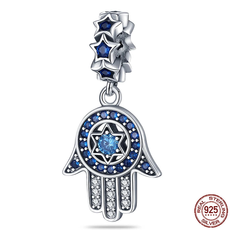 100% Real 925 Sterling Silver Classic Devil's Eye Charms