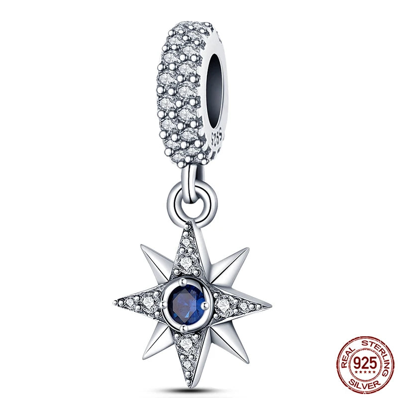 100% Real 925 Sterling Silver Classic Devil's Eye Charms