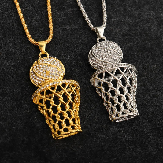 Fashion Basketball Hoop Pendant