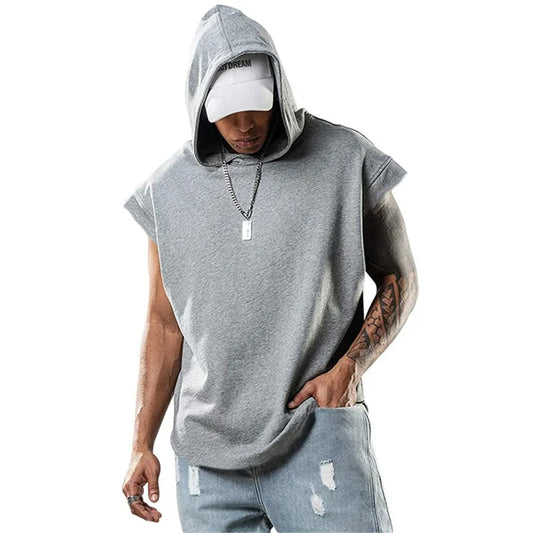 Men's Sports Sleeveless Hoodie