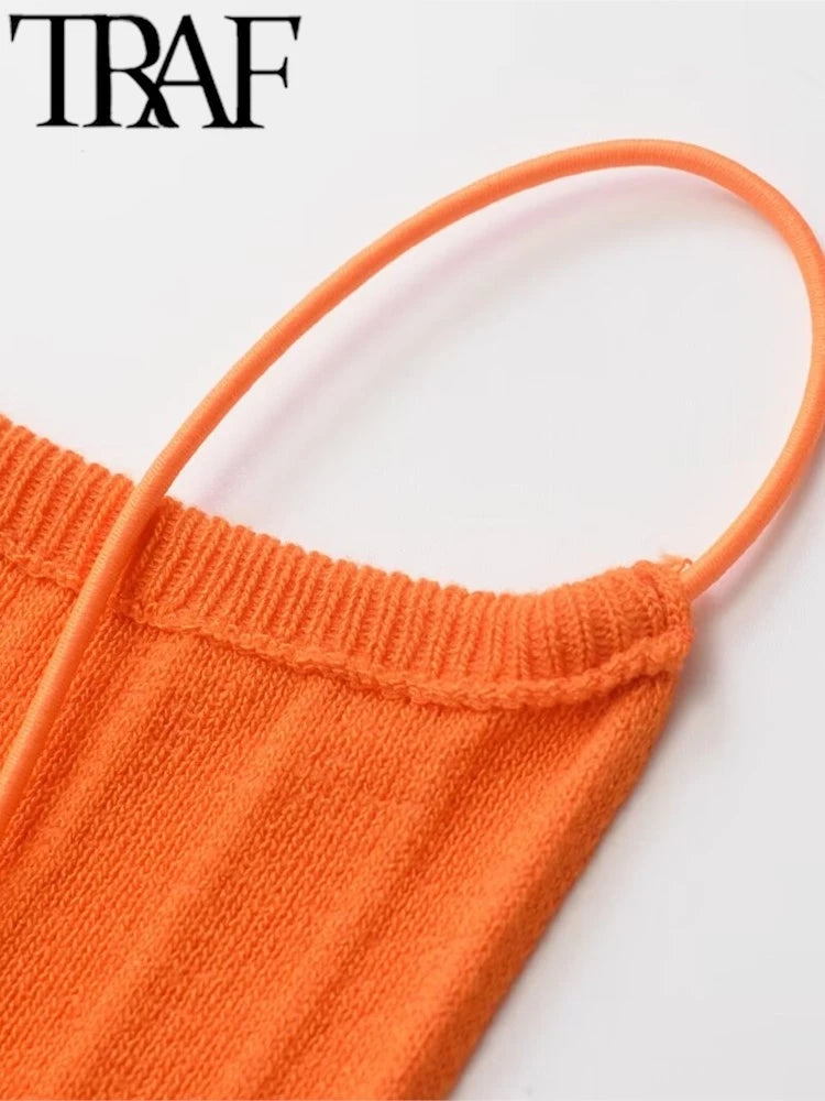 Thin Stretch Women Sliming Knitted Dress
