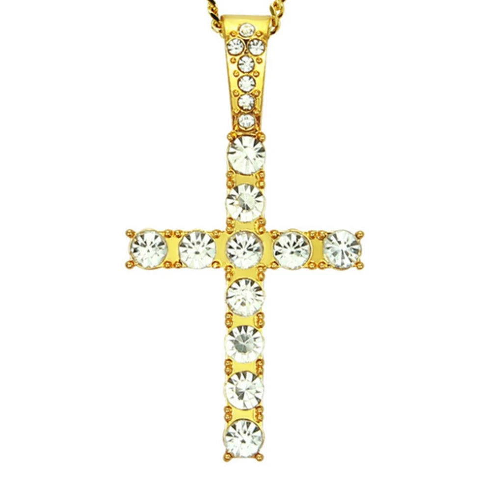 Cross Necklace Full Rhinestone