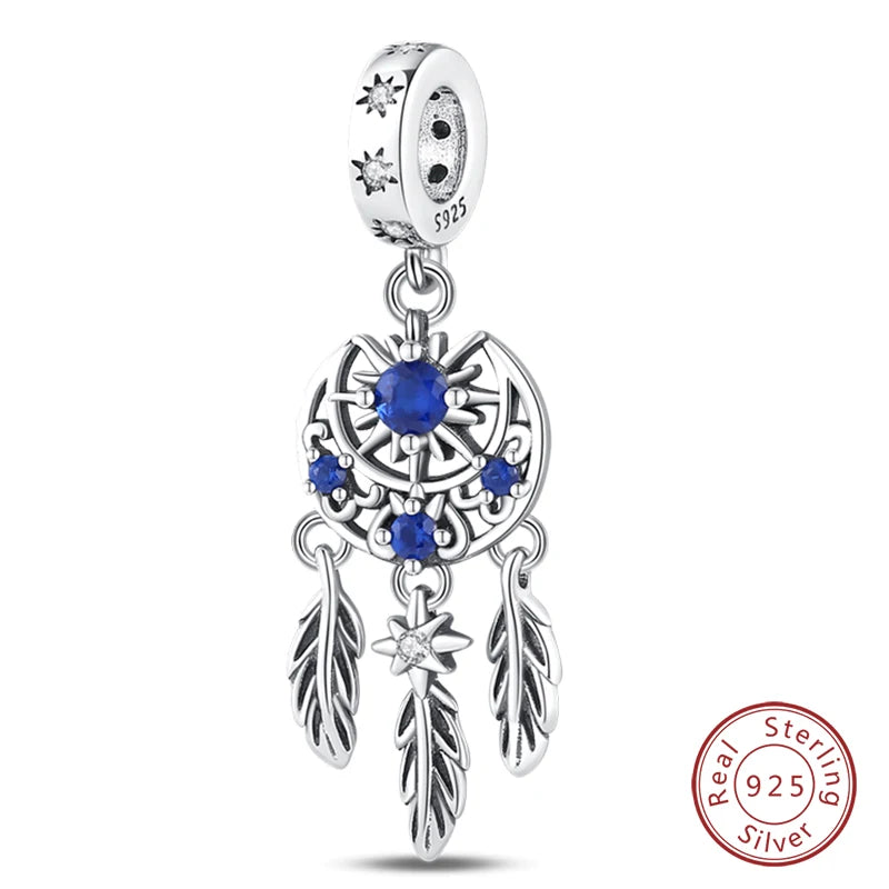 100% Real 925 Sterling Silver Classic Devil's Eye Charms