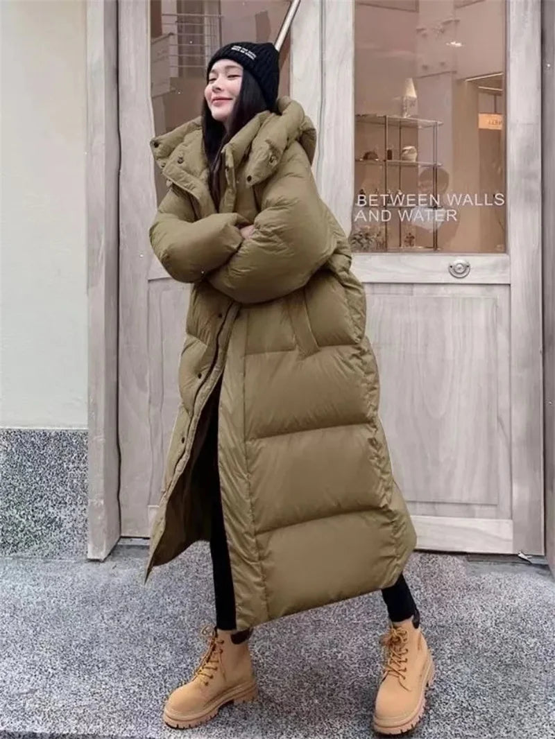 Long Winter Puffer Jacket