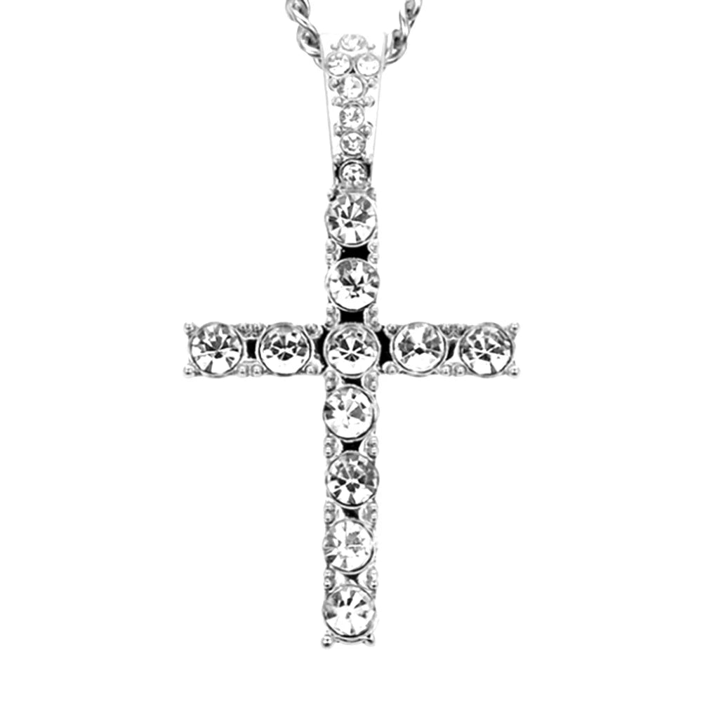 Cross Necklace Full Rhinestone