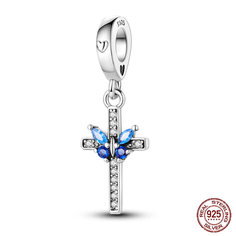 100% Real 925 Sterling Silver Classic Devil's Eye Charms