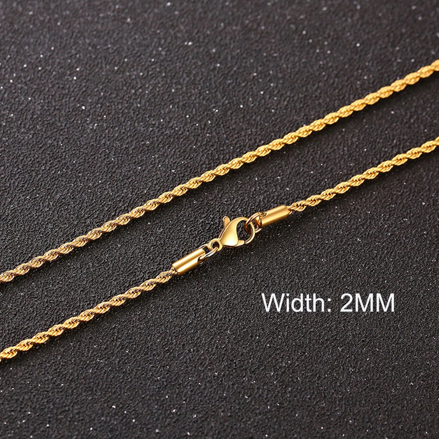 Cuban Chain Necklaces, Stainless Steel Curb Link Chain Collar,
