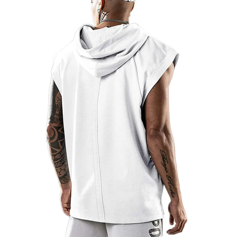 Men's Sports Sleeveless Hoodie