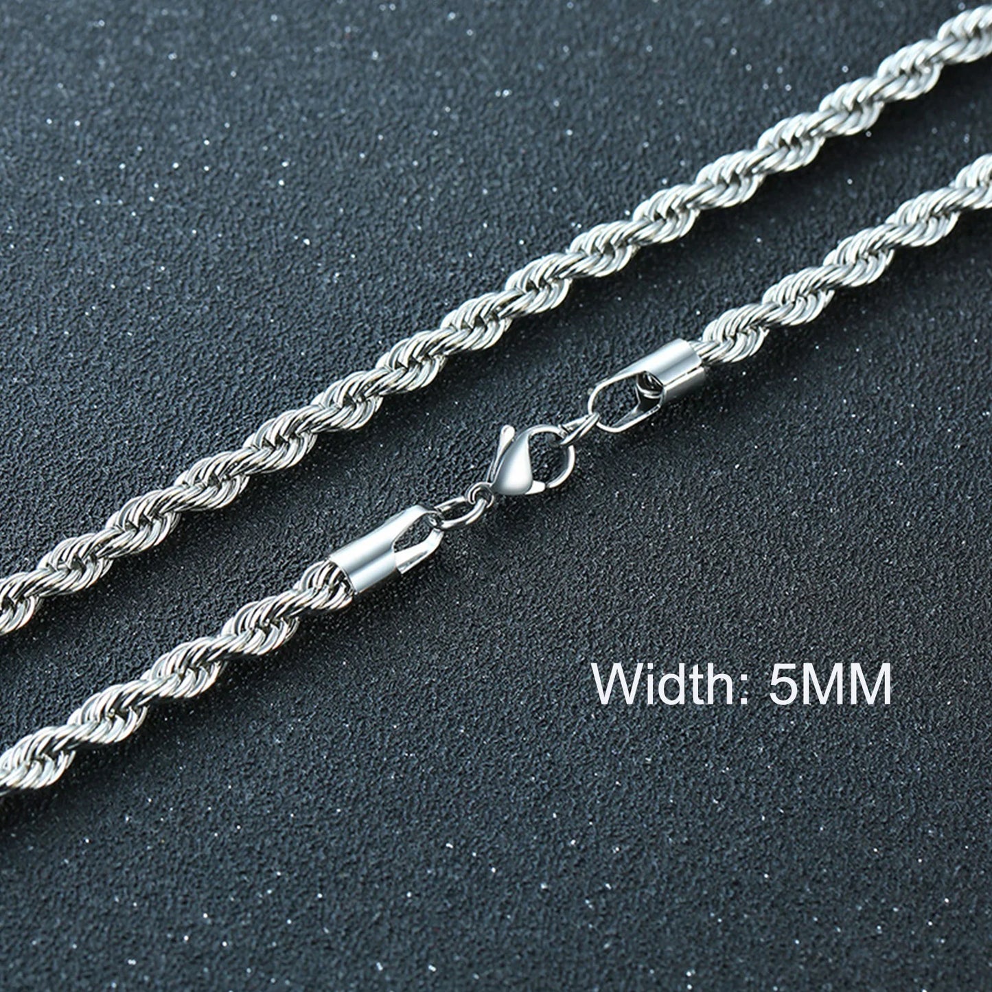 Cuban Chain Necklaces, Stainless Steel Curb Link Chain Collar,