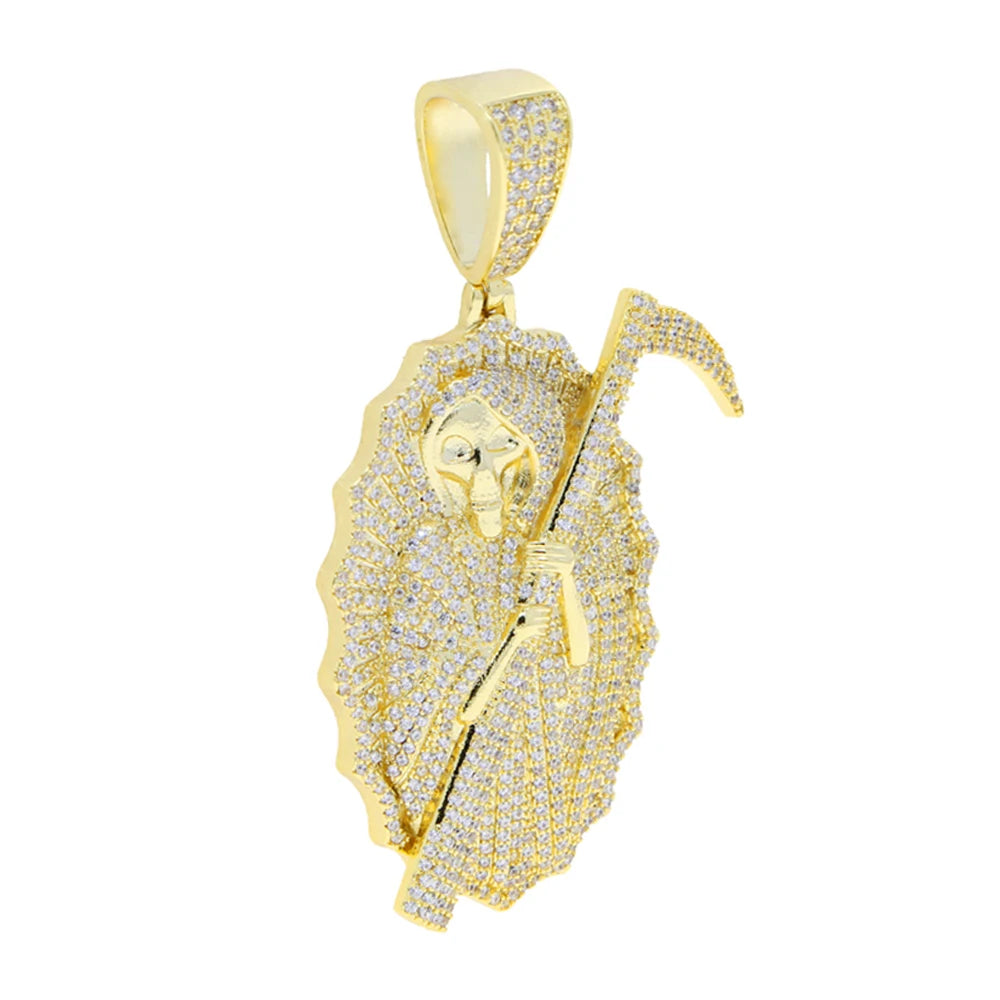 New Grim Reaper Death Pendant