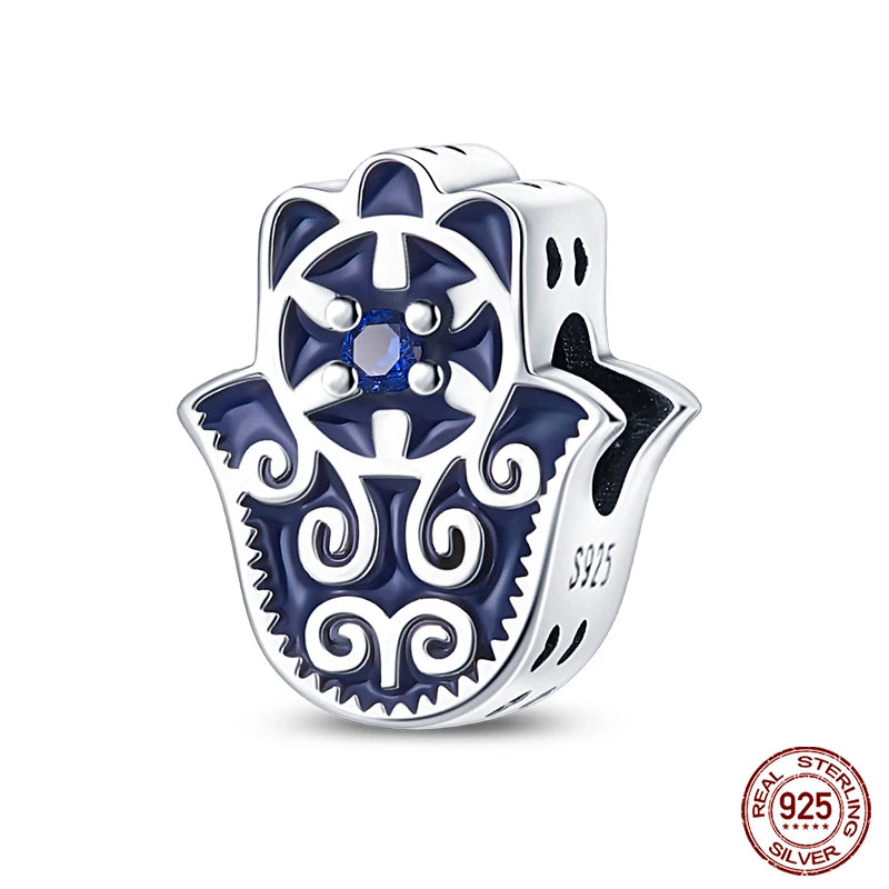 100% Real 925 Sterling Silver Classic Devil's Eye Charms