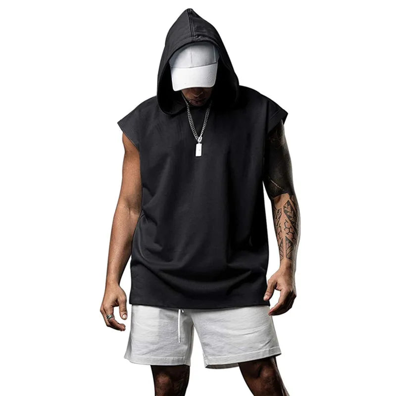 Men's Sports Sleeveless Hoodie