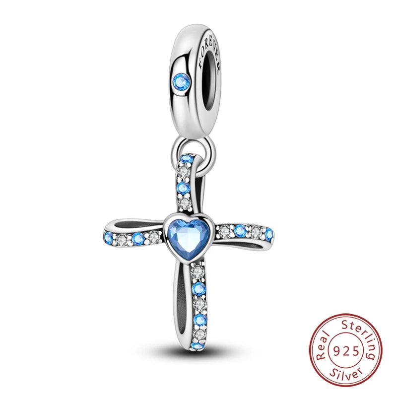 100% Real 925 Sterling Silver Classic Devil's Eye Charms