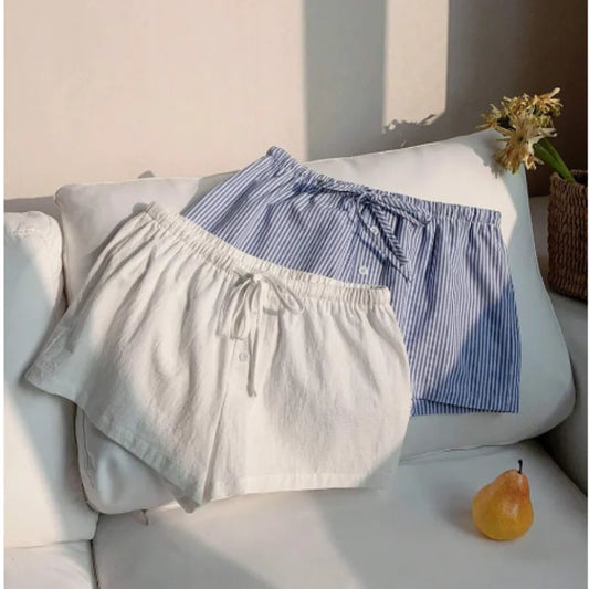 Elegant Beach Party Club Shorts Casual Loose Wide Leg Pants