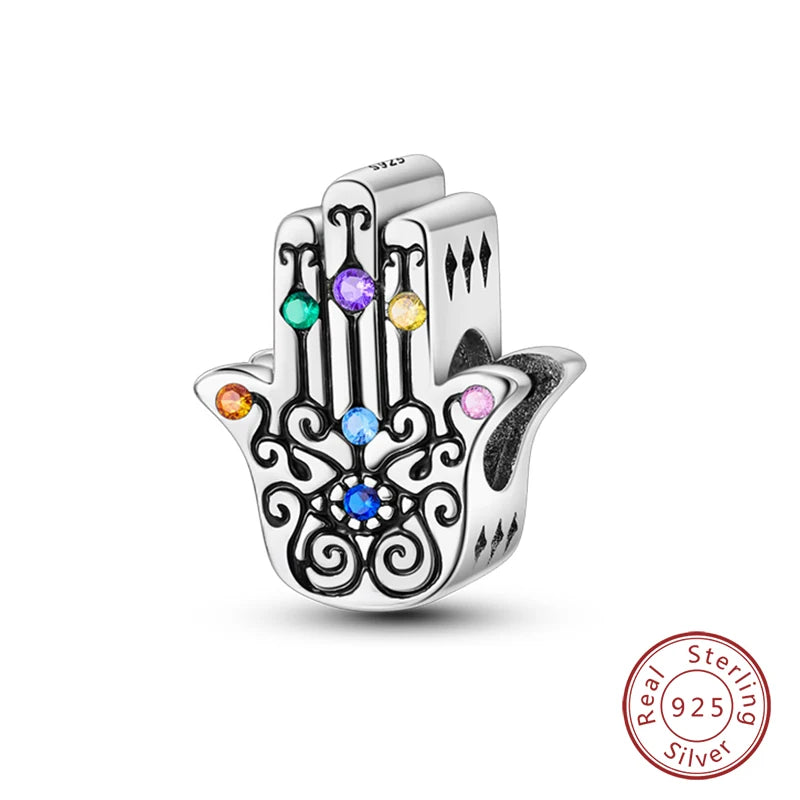 100% Real 925 Sterling Silver Classic Devil's Eye Charms