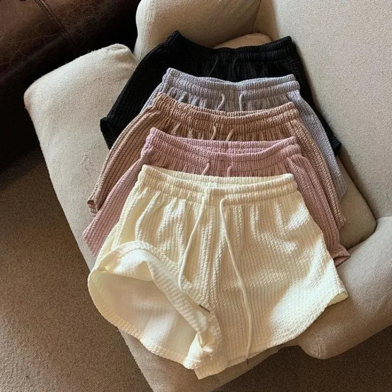 Women's Thin Style Loose Casual Large Size Wide Leg High Waist