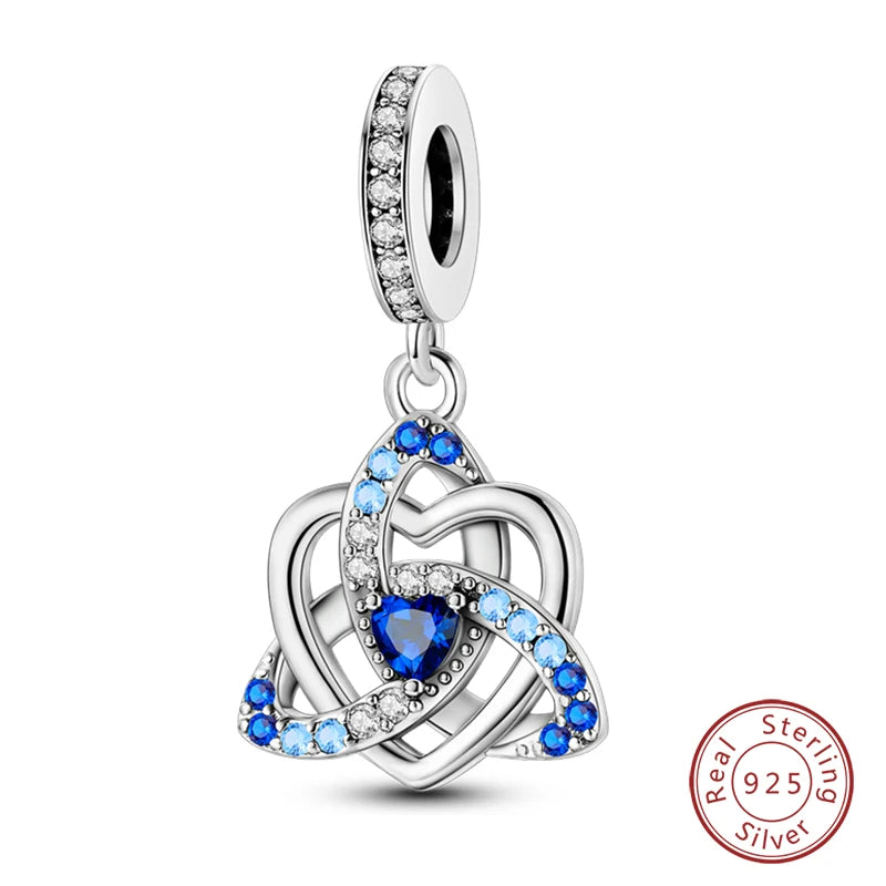 100% Real 925 Sterling Silver Classic Devil's Eye Charms