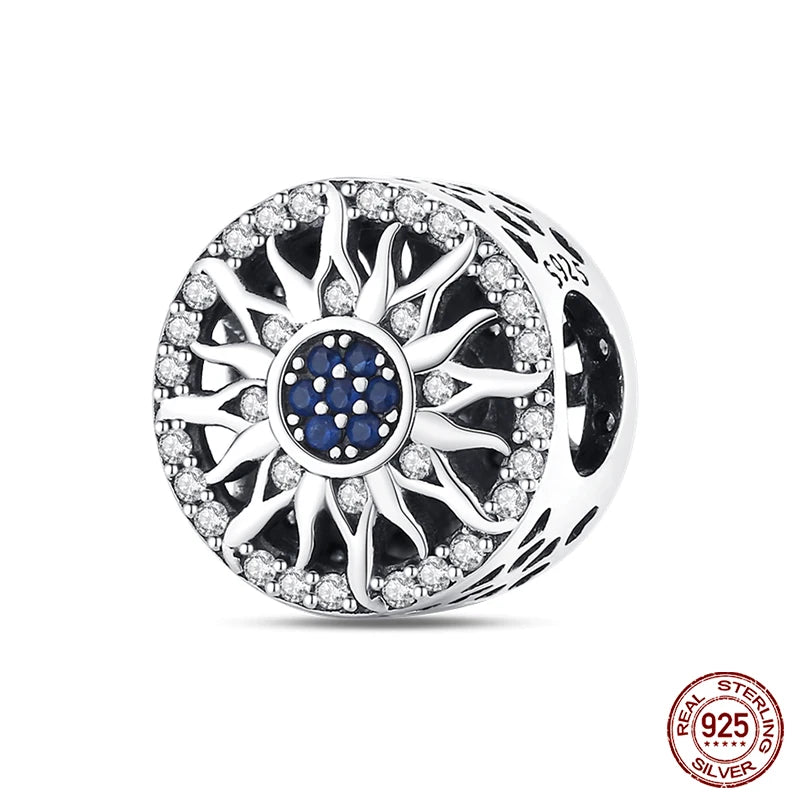 100% Real 925 Sterling Silver Classic Devil's Eye Charms