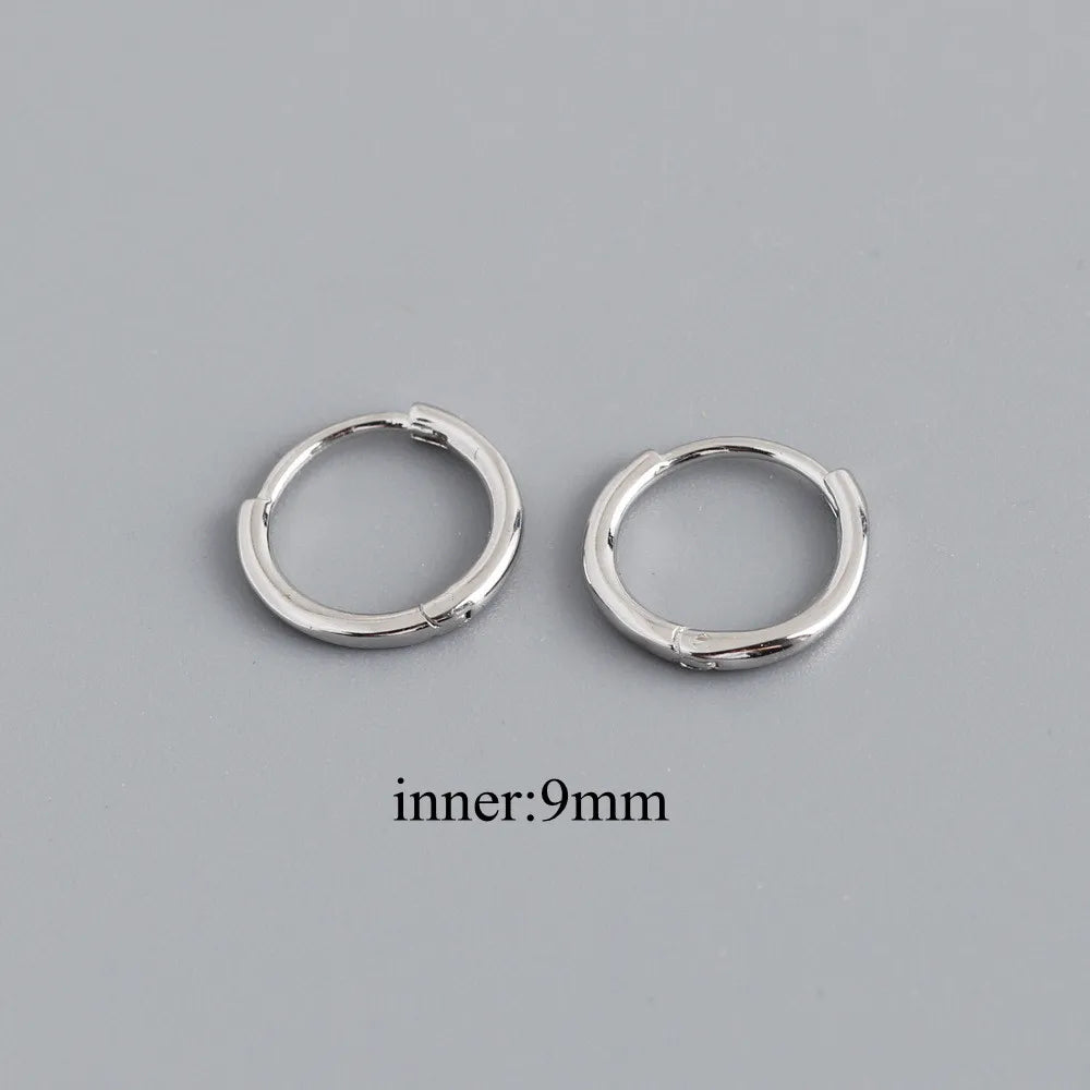 925 Sterling Hoop Earrings