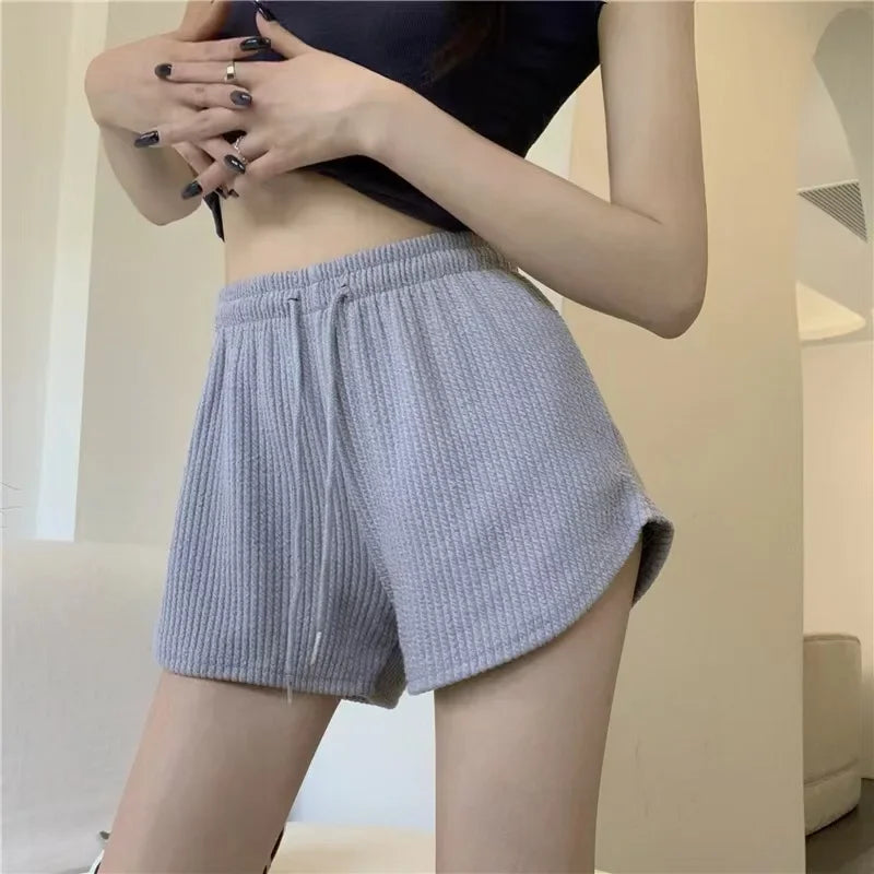 Women's Thin Style Loose Casual Large Size Wide Leg High Waist