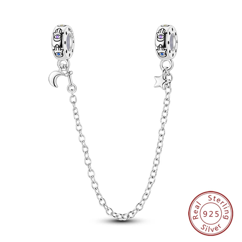 100% Real 925 Sterling Silver Classic Devil's Eye Charms
